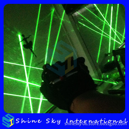 Popular Party Supplies Red or Green Laser Gloves with 3-4 Lasers